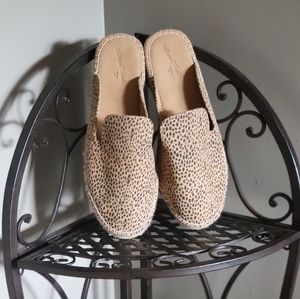 Target Brand Universal Thread Tan Speckled Slide Espadrilles